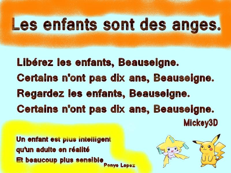 Les enfants sont des anges