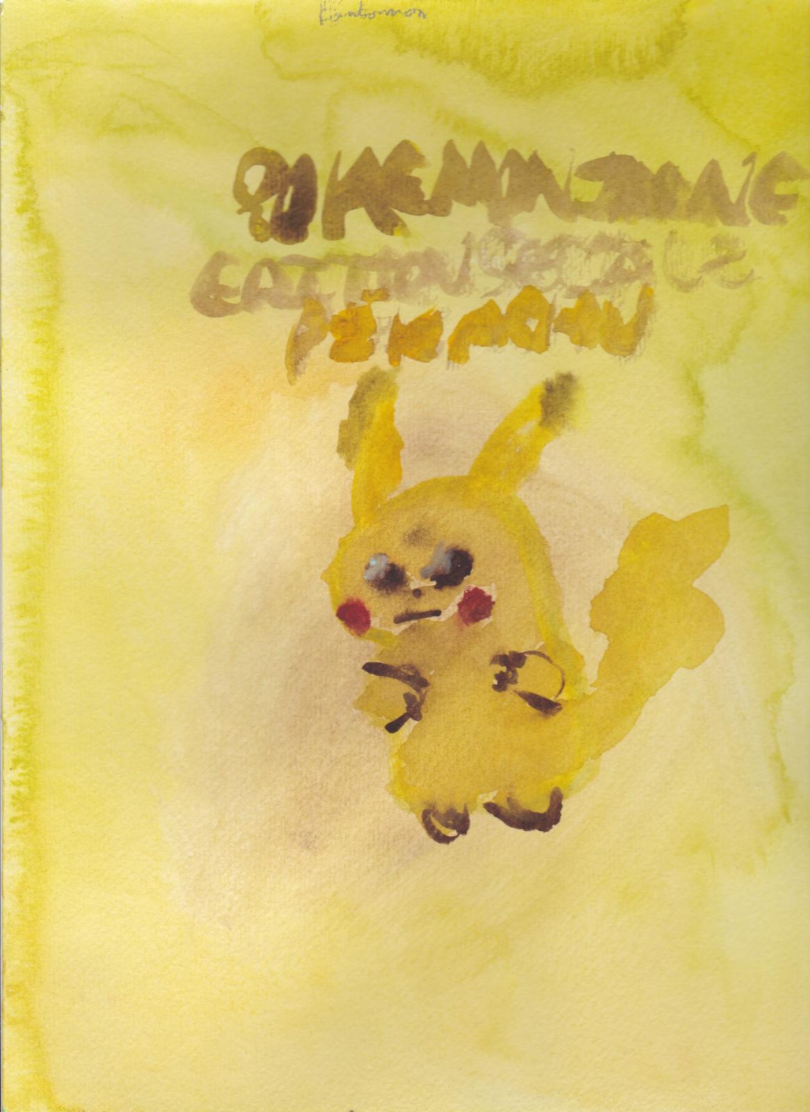 Dgrad de jaune: Pokmon version Jaune dition spciale Pikachu (Moi) Magnifique Pikachu Rafa.