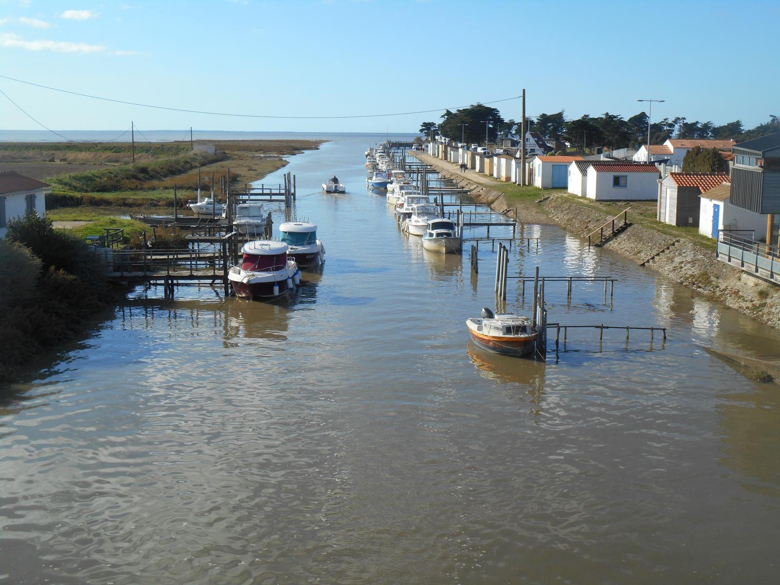 Le bateau a bien avanc ( Les Moutiers en Retz )